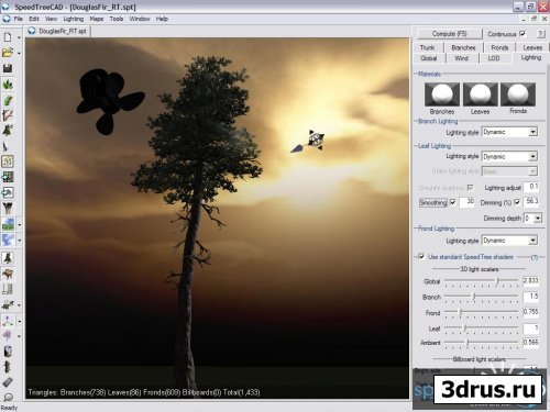 SpeedTree 4.1 for 3Dsmax + SpeedTree Libraries (standart and expanded)