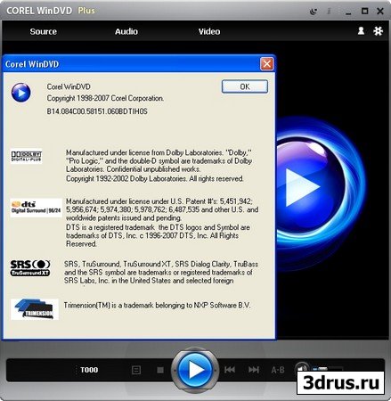 Corel WinDVD Plus Blu-ray v9.0 Build 14.084