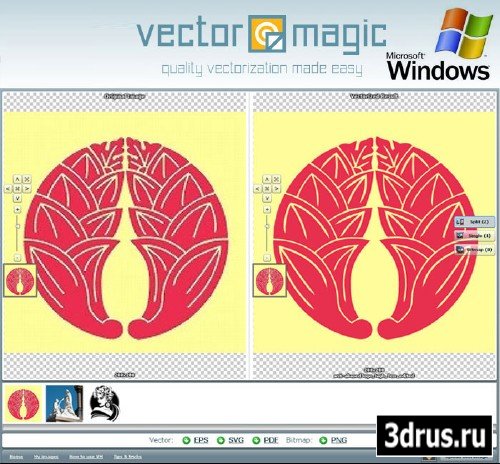 Vector Magic Desktop Edition 1.08 for Windows 32/64