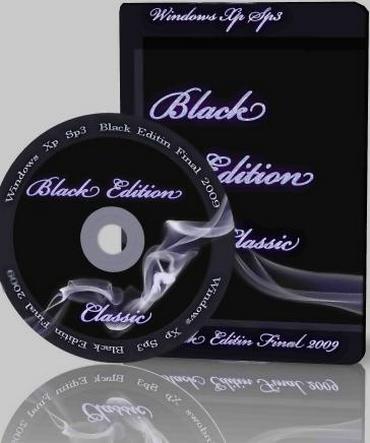 Windows XP SP3 Black Edition Classic 2009 CD