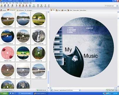 Acoustica CD/DVD Label Maker 3.29 + LightScribe
