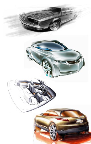 Cars concept scetching