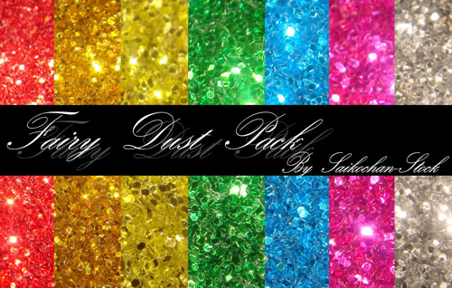 Блестящие текстуры - Fairy dust pack