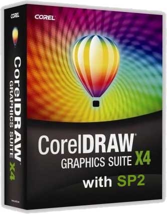 CorelDRAW Graphics Suite X4 RETAIL DVD + SP2