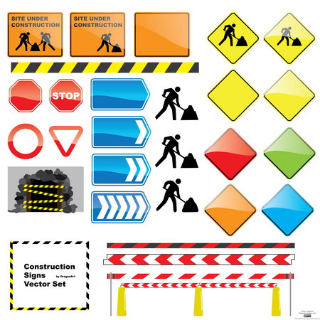 Vector - Construction Sign