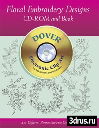 Dover Clipart - Floral Embroidery Designs 