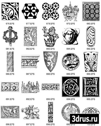 Dover ClipArt - Medieval Illustrations 