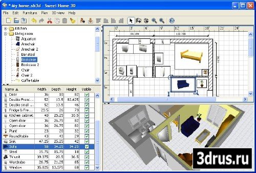 Sweet Home 3D 1.7 Portable