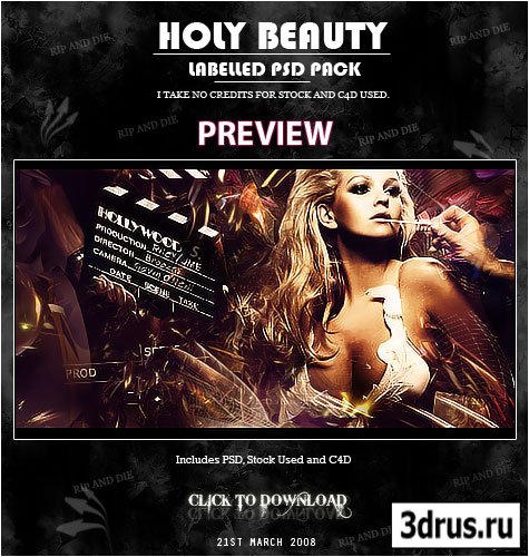 Holly Beauty PSD Pack
