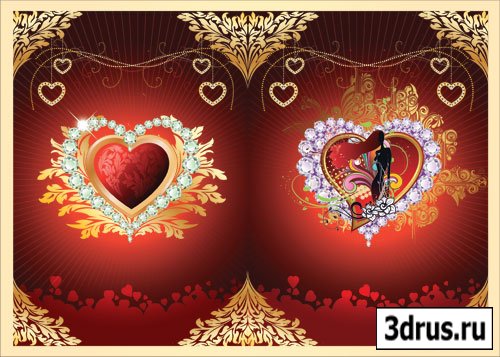 Red Heart PSD template