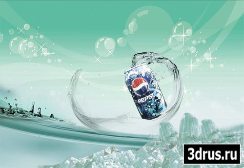 Pepsi PSD template