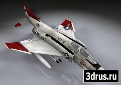 3D  F-4 Phantom