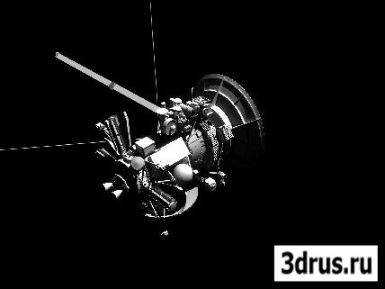 Cassini Assembly 3d model
