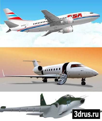 Airplanes - Vector Graphics