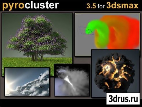 Cebas Pyrocluster V3.5 for 3dsmax 2010 (3264 bit)