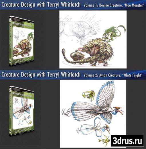 The Gnomon Workshop - Creature Design with Terryl Whitlatch (Vol.1-2)