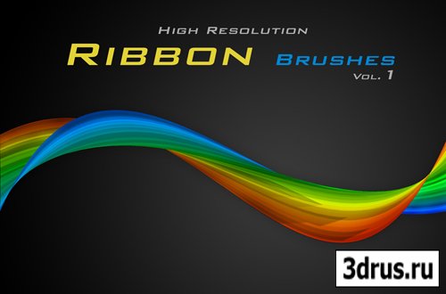   PhotoShop (Ribbons brushes by Rozairo)