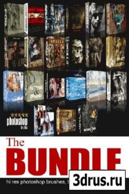 The Bundle Hi-Resolution Photoshop Brushes Collection CD (2009