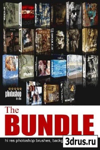 The Bundle Hi-Resolution Photoshop Brushes Collection CD (2009)