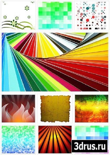 Various backgrounds.  9