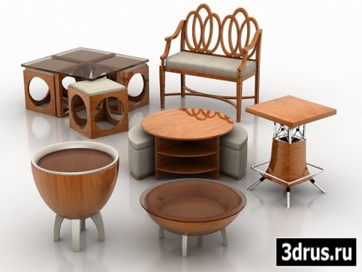 3d Max Model - Furniture Set