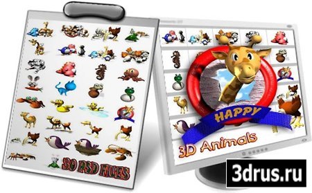 3D Animals PSD