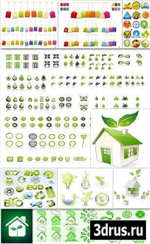 Green vector collection