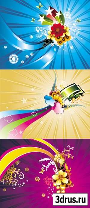 Color Backgrounds Vector