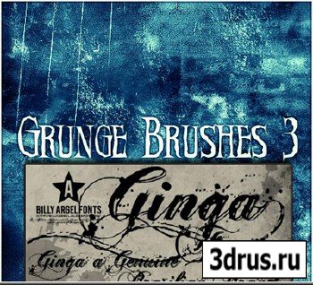 Free Grunge Font and Brushes