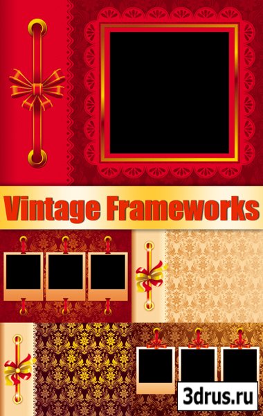 Vintage Frameworks Vector