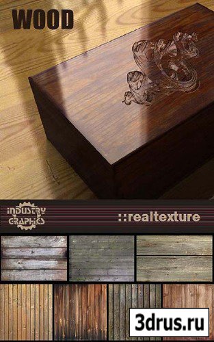RealTexture : Wood Vol.2 for 3d Visualisation 2CD