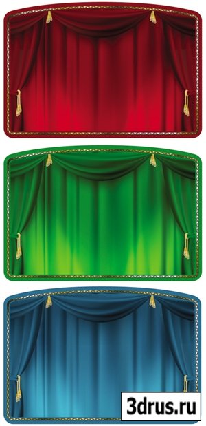 Theater Curtains Vector