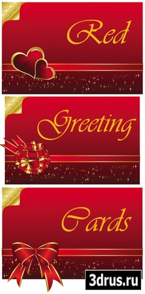 Red Greeting Cards