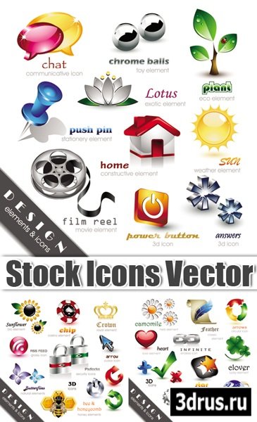 Stock Icons Vector