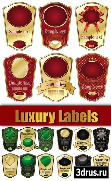 Luxury Labels Vector