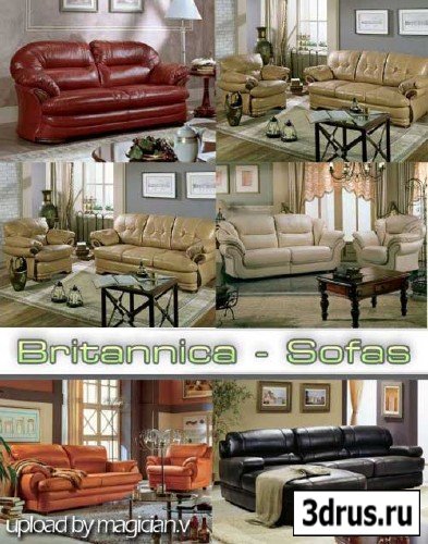 3D models of Sofas from Britannica