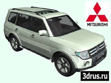 3D model of Mitsubishi pajero