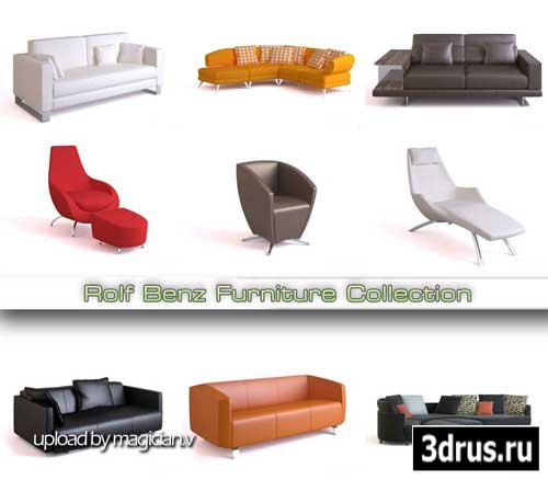 3D models of Rolf Benz Furniture