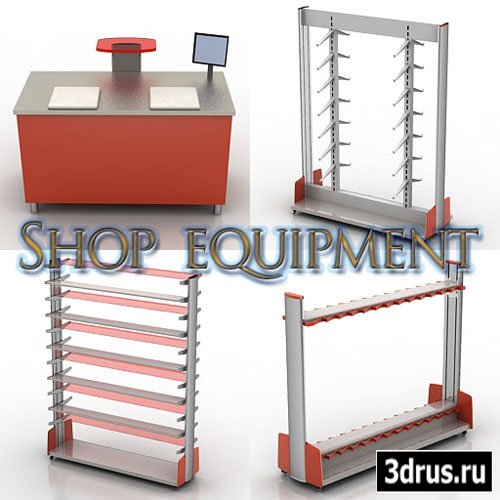 3D models of Shop equipment