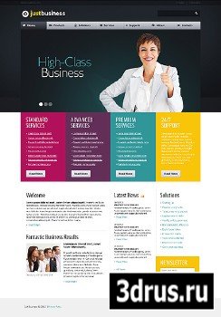Free Just Business Website Template