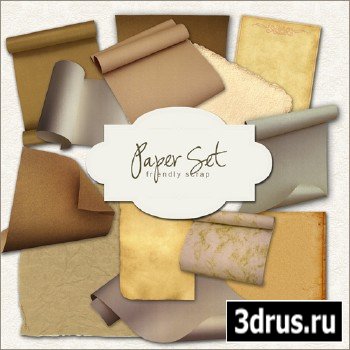 Scrap-kit - Paper Set (Light Version)