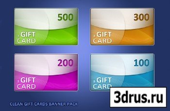 Clean & Free Gift Cards Banner Pack