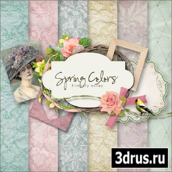 Scrap-set - Spring Colors