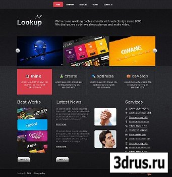 Free Lookup Design Website Template