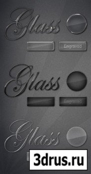 MediaLoot Classy Glass Text & Button Styles RETAIL