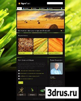 Free Agroplant Agriculture Website Template