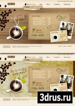 PSD Web Template - Best Coffee - "Espresso"