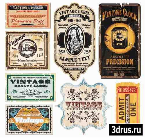 Vintage Vector Labels