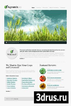Agromix Agriculture Website Free Template
