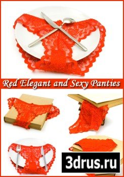Red Elegant and Sexy Panties - Stock Photos